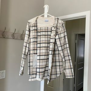 Columbia Flannel Shirt Jacket Size Medium